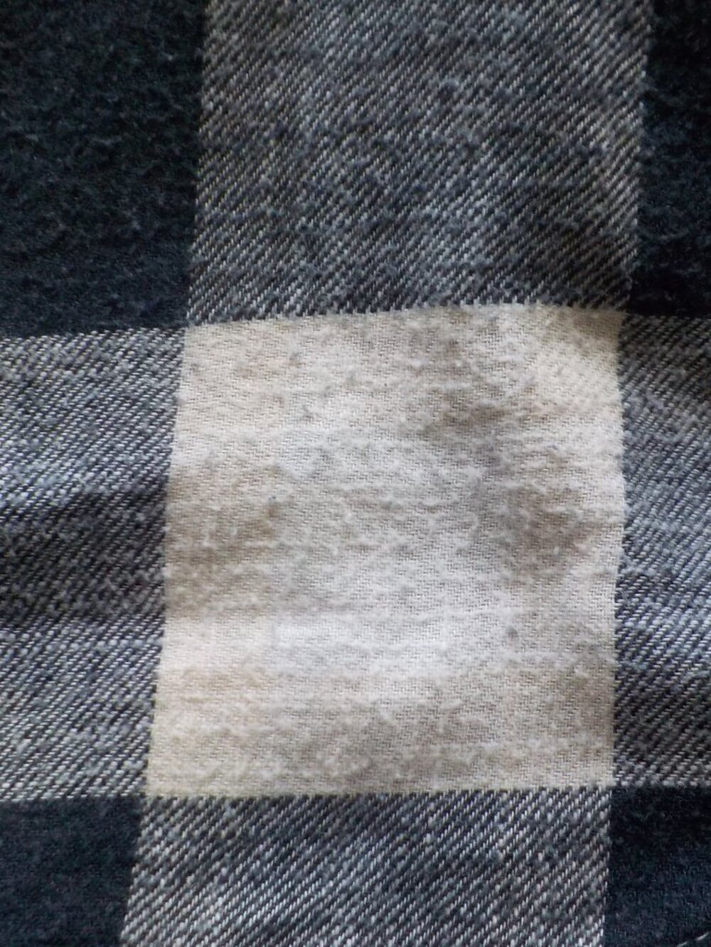 American Eagle Shirt - X-Small - Button Up Plaid Long Sleeve Blue/White (2295) - Picture 4 of 6